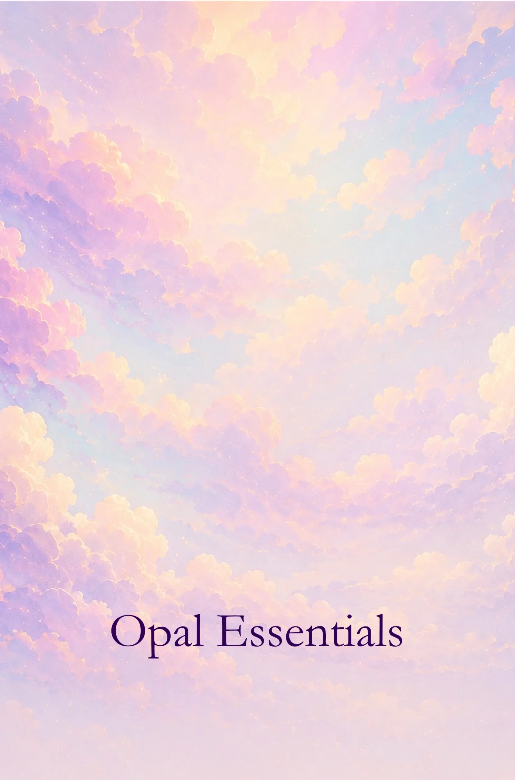 Cloud Edition Essentials Journal Cover Phaelory Essentials Cloud Edition journal cover with elegant minimalist design