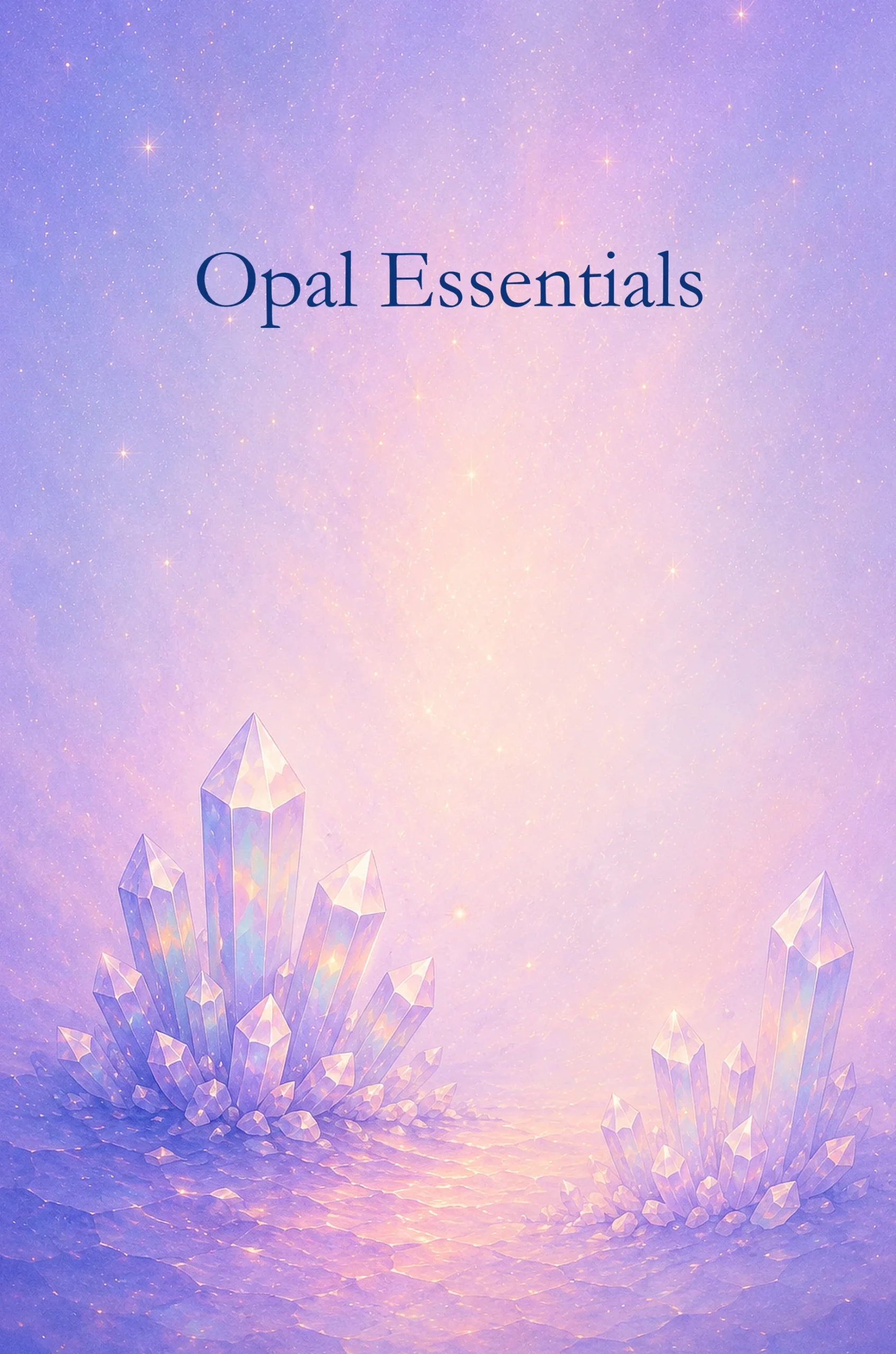 Crystal Edition Essentials Journal Cover Phaelory Essentials Crystal Edition journal cover with elegant crystal inspired design