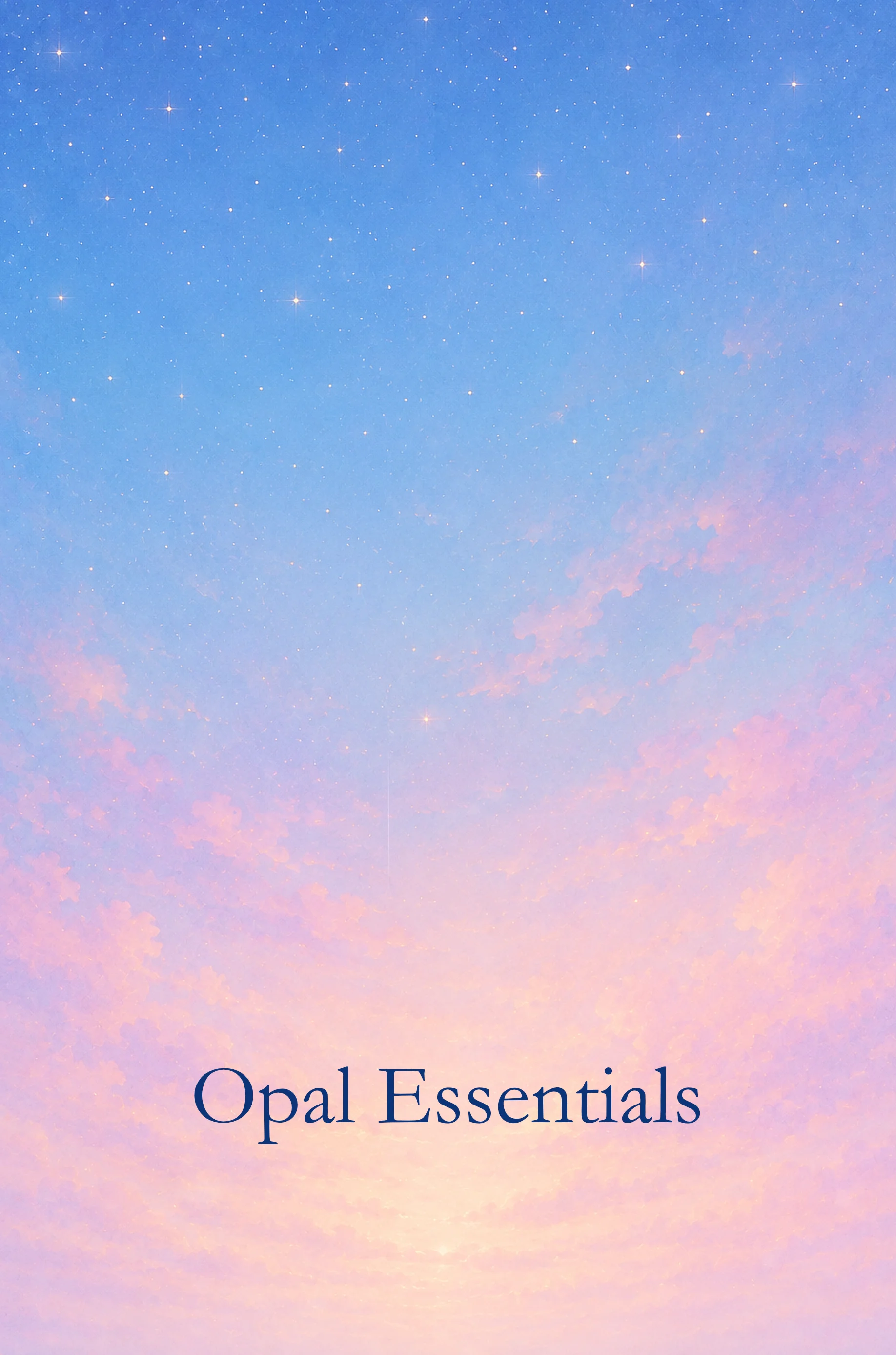 Sky Edition Essentials Journal Cover Phaelory Essentials Sky Edition journal cover with elegant sky inspired design