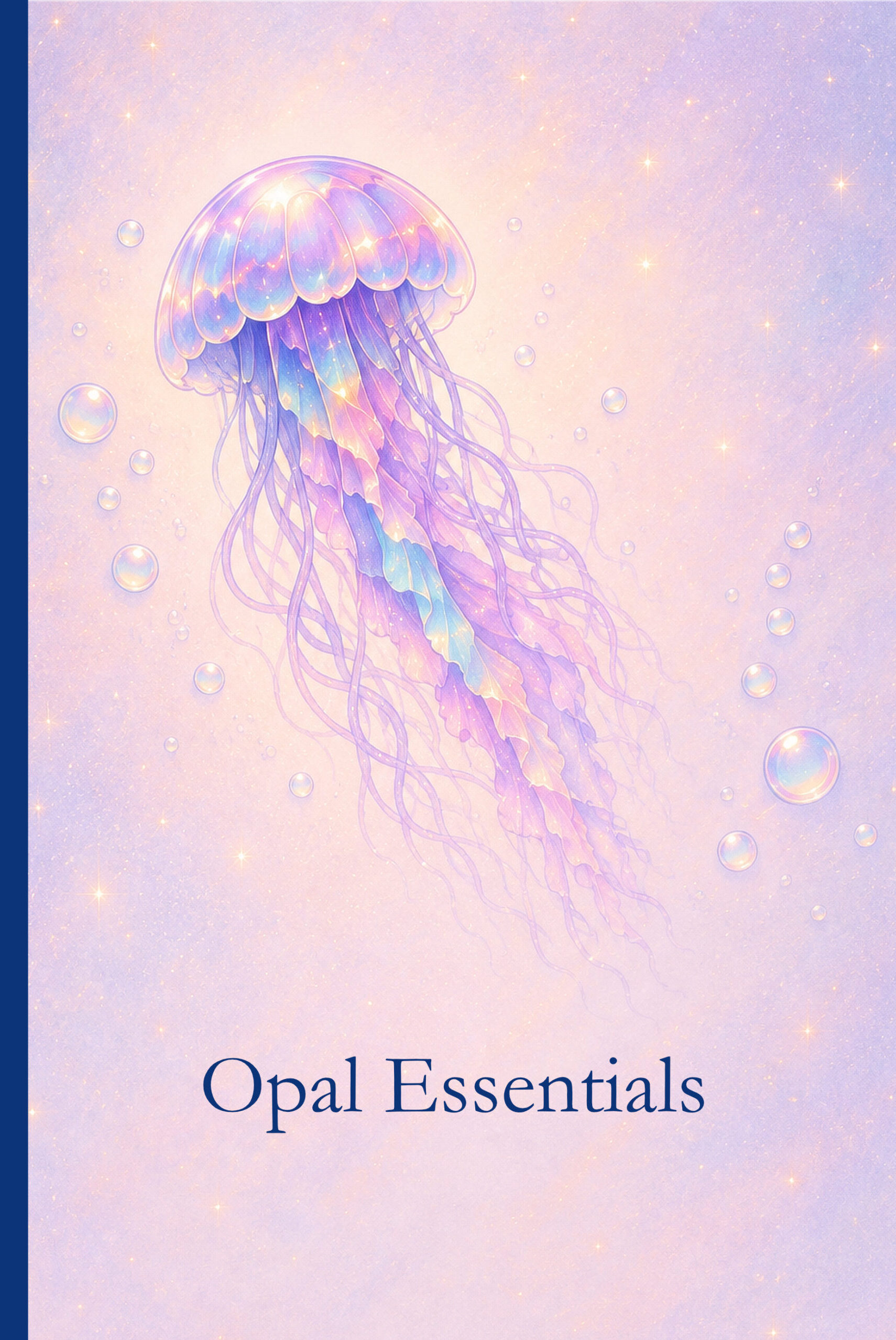Jellyfish Edition Essentials Journal Cover Phaelory Essentials Jellyfish Edition journal cover with elegant ocean inspired design