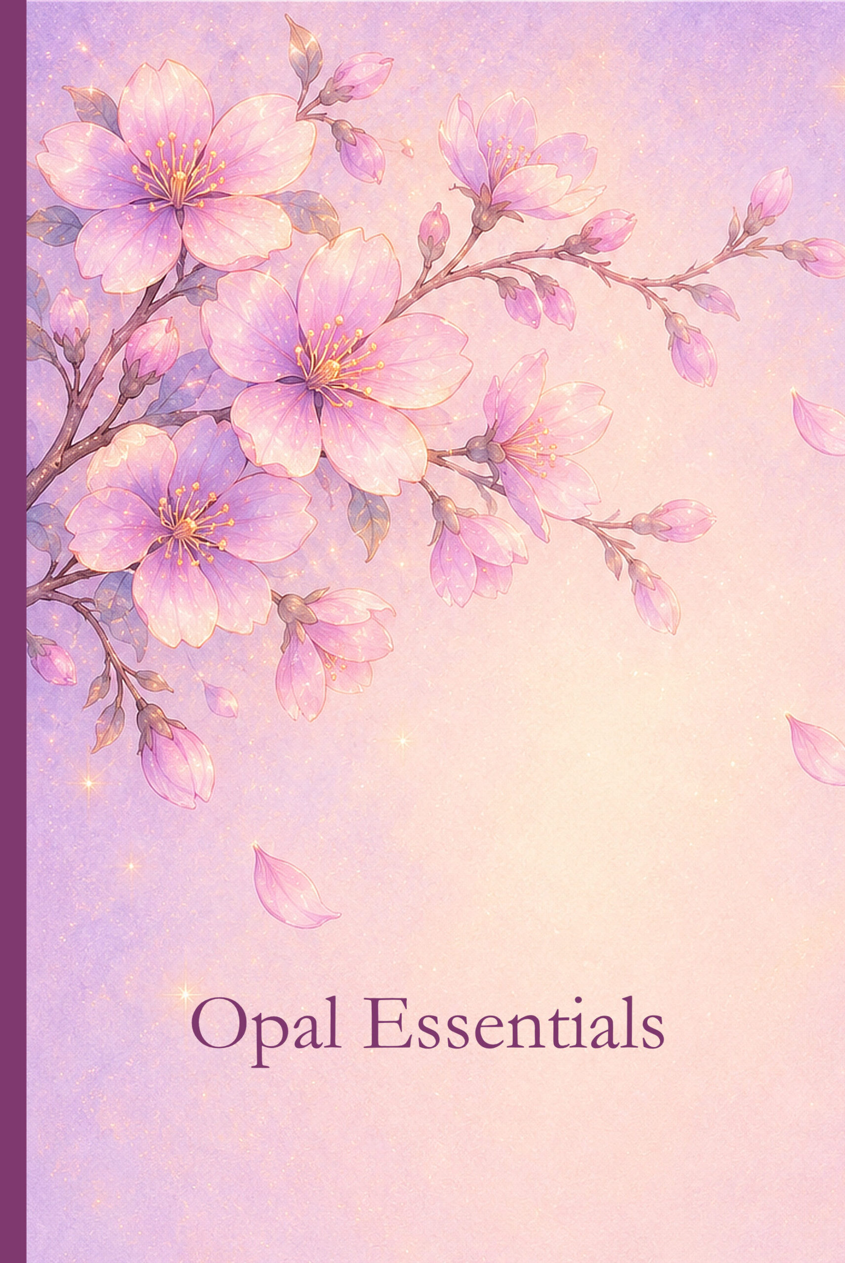 Sakura Edition Essentials Journal Cover Phaelory Essentials Sakura Edition journal cover with elegant cherry blossom inspired design